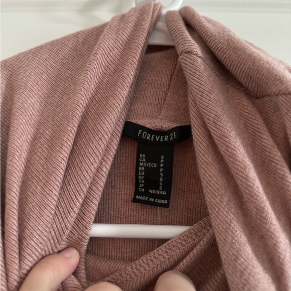 Forever 21 Turtleneck Bodycon Dress in Mauve - Picture 4 of 6